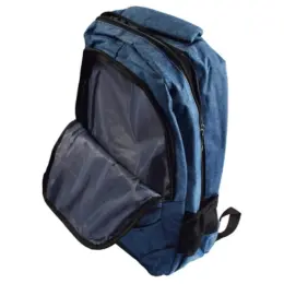 Racing Backpack Navy-Black Open Front